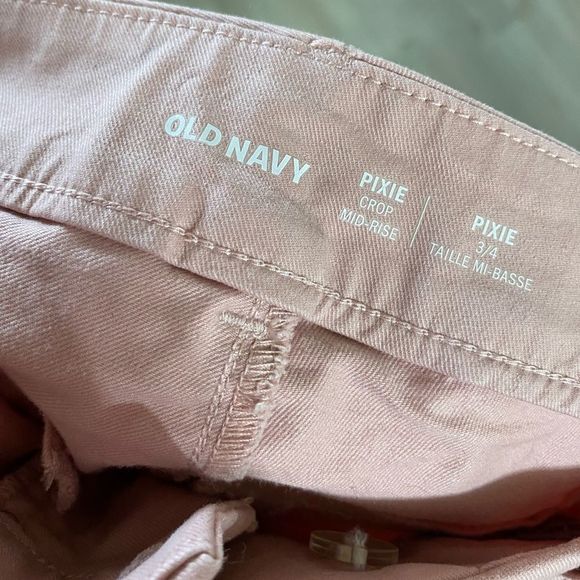 Pink Mid Rise Pants - Picture 4 of 6